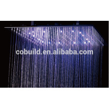 New design bathroom shower set with 16 inches led lighted shower head